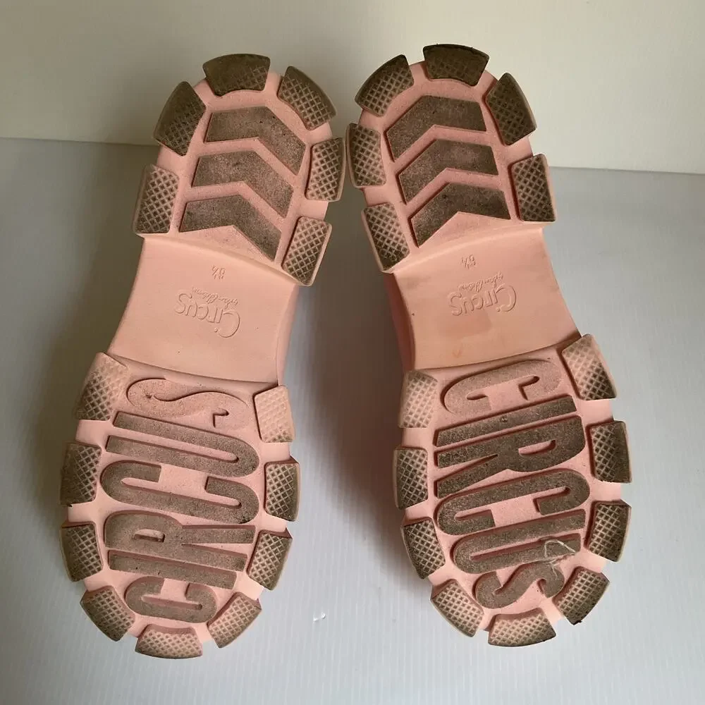 Circus NY Pink Platform Chelsea Boots Women’s 6.5 Chunky Sole Ankle